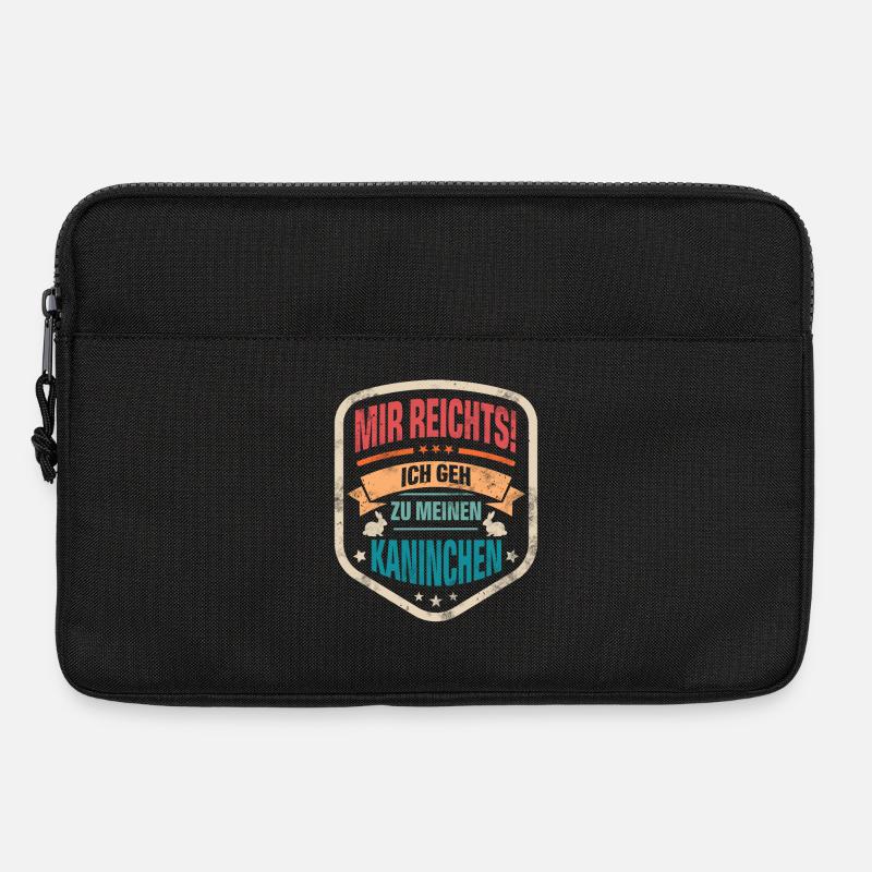 Kaninchen - Laptoptasche 13" - Schwarz