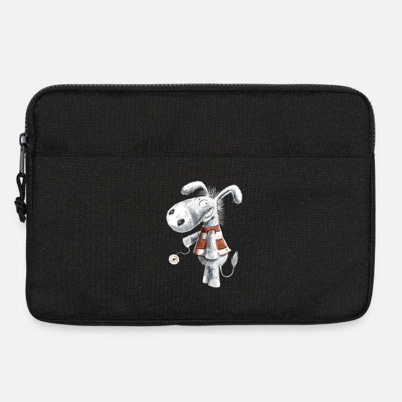 Esel Mit JoJo - Laptoptasche 13" - Schwarz