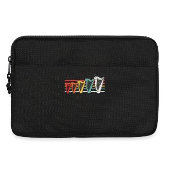 Harfe Harfen - Laptoptasche 13" - Schwarz - Vorne