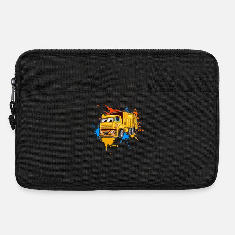 Müllabfuhr - Laptoptasche 13" - Schwarz