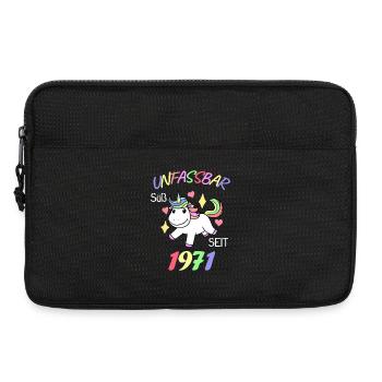 1971 - Jahrgang 1971 - Laptoptasche 13" - Schwarz - Vorne