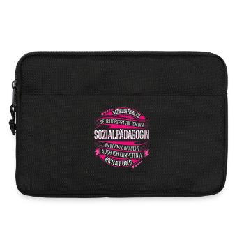 Sozialpädagogin - Laptoptasche 13" - Schwarz - Vorne