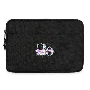 Happy Birthday 20. Geburtstag mit Diamantenband - Laptoptasche 13" - Schwarz - Vorne