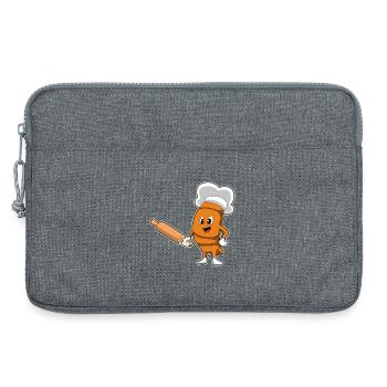Rouleau à pâtisserie de pain - Sacoche pour ordinateur portable 13 pouces - gris chiné - Devant