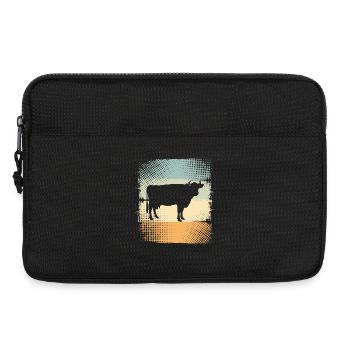 Vache - Sacoche pour ordinateur portable 13 pouces - noir - Devant