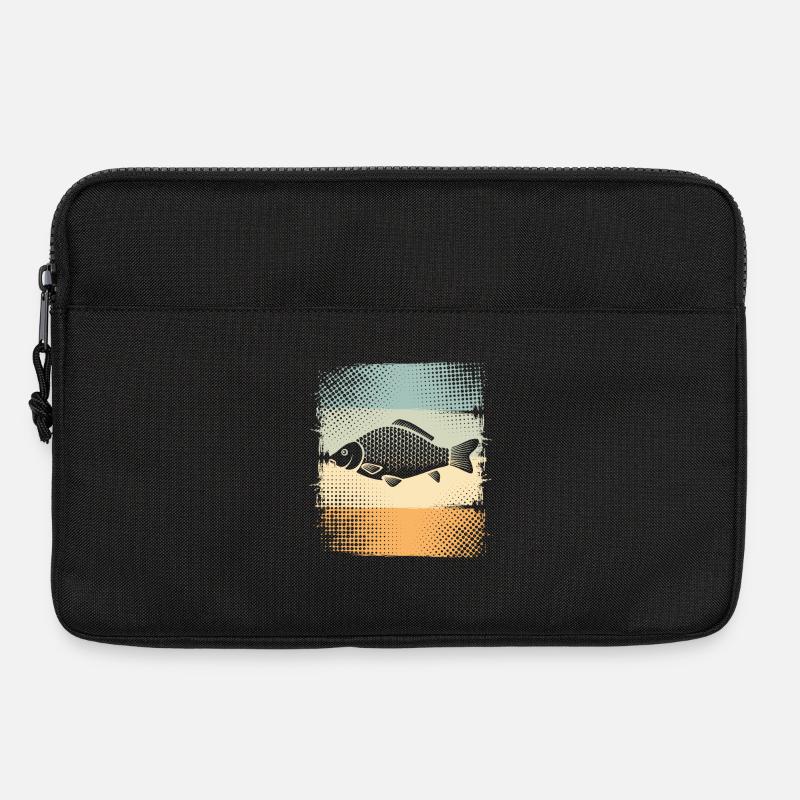 Karpfen - Laptoptasche 13" - Schwarz