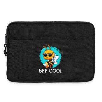 Bee Cool Bee with Sunglasses - Laptop bag 13" - black - Front