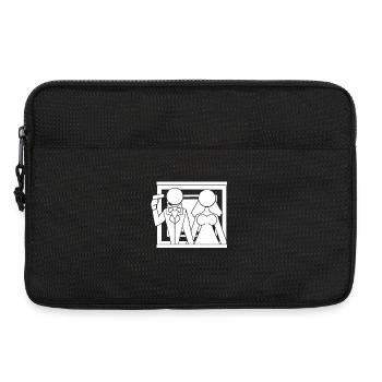 JGA Bride Groom Marriage Game Over Gift - Sacoche pour ordinateur portable 13 pouces - noir - Devant