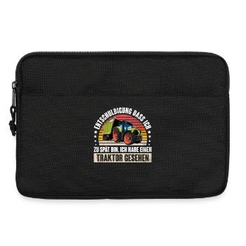 Entschuldigung Dass Ich Zu Spät Bin - Laptoptasche 13" - Schwarz - Vorne