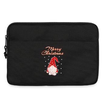 Joyeux Noël Gnom Gnomes de Noël - Sacoche pour ordinateur portable 13 pouces - noir - Devant