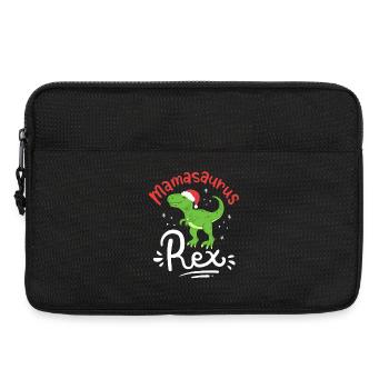 Weihnachten Mama Saurus - Laptoptasche 13" - Schwarz - Vorne