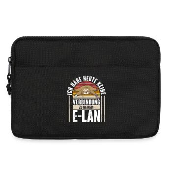 Faultier E-Lan - Laptoptasche 13" - Schwarz - Vorne