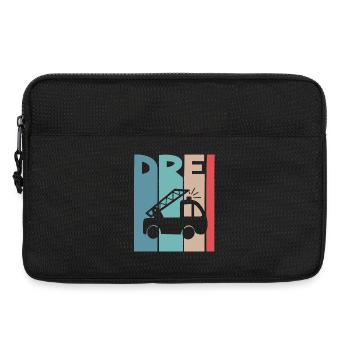 Feuerwehr 3 Jahre Kinder - Laptoptasche 13" - Schwarz - Vorne