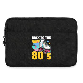 Rollschuhe 80er Rollschuhlaufen - Laptoptasche 13" - Schwarz - Vorne