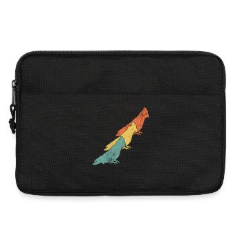Nymphensittiche Vogel - Laptoptasche 13" - Schwarz - Vorne