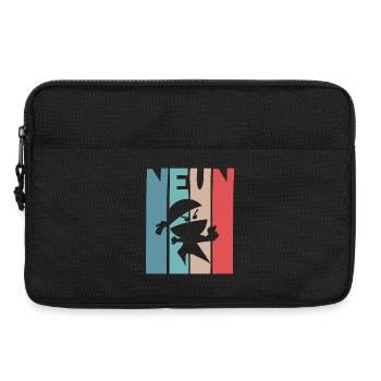 9 Jahre Ninja 9. Geburtstag - Laptoptasche 13" - Schwarz - Vorne