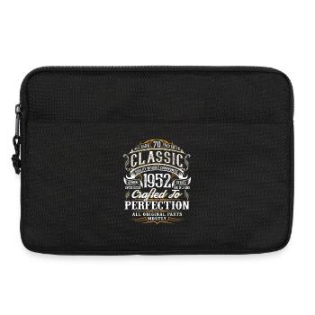70th birthday Year of birth 1952 Year of birth - Laptop bag 13" - black - Front