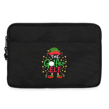 Weihnachten Golfer Elf - Laptoptasche 13" - Schwarz - Vorne