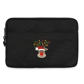 Moose Head Rudolph Moose Reindeer - Laptop bag 13" - black - Front
