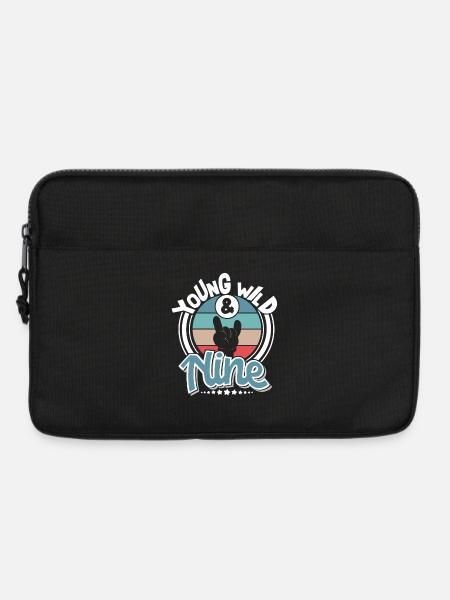 9 Jahre 9. Geburtstag - Laptoptasche 13" - Schwarz