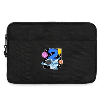 2 anniversaire garçon - 2 ans - Je suis 2 - Sacoche pour ordinateur portable 13 pouces - noir - Devant