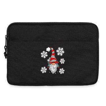 Elves with snowflakes - Laptop bag 13" - black - Front