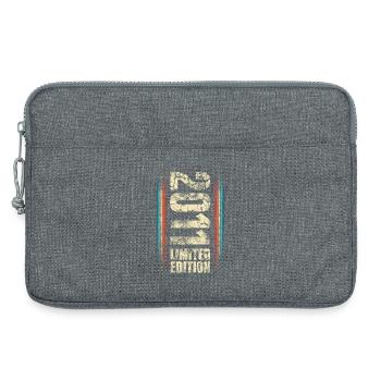 2011 Geburtsjahr Baujahr Geboren Geburtstag - Laptoptasche 13" - Grau meliert - Vorne