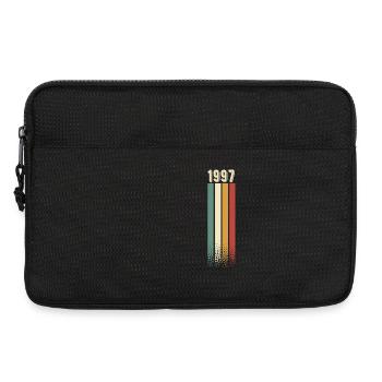 1997 Year of birth Year of construction Birthday Retro Vintage - Laptop bag 13" - black - Front