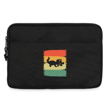 Aligator Crocodile - Sacoche pour ordinateur portable 13 pouces - noir - Devant