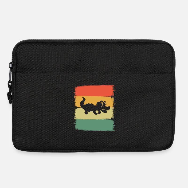 Aligator Krokodil - Laptoptasche 13" - Schwarz