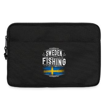 Suède Pêche Pêcheur Pêcheur - Sacoche pour ordinateur portable 13 pouces - noir - Devant