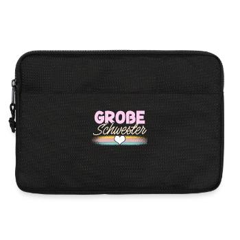 Große Schwester - Laptoptasche 13" - Schwarz - Vorne