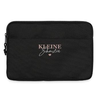 Kleine Schwester - Laptoptasche 13" - Schwarz - Vorne