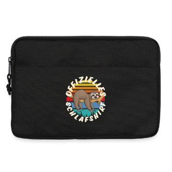 Faultier - Laptoptasche 13" - Schwarz - Vorne