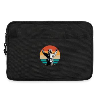 Retro Sunset Duo - Laptop bag 13" - black - Front