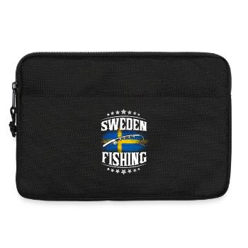 Suède Pêche Pêcheur Pêcheur - Sacoche pour ordinateur portable 13 pouces - noir - Devant