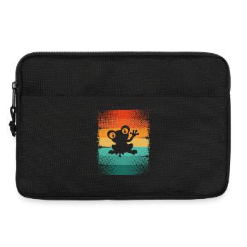 Grenouille - Sacoche pour ordinateur portable 13 pouces - noir - Devant