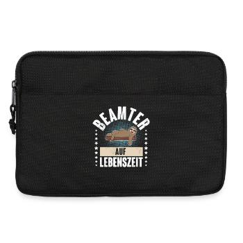 Beamter auf Lebenszeit - Laptoptasche 13" - Schwarz - Vorne