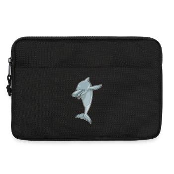 Delfin Hip Hop Tanz - Laptoptasche 13" - Schwarz - Vorne
