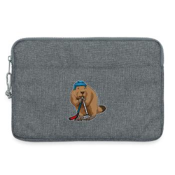 Biber Eishockey Eishockeyschläger - Laptop bag 13" - heather grey - Front
