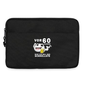 60 Jubiläum Spruch - 60 Jahre - 60. Geburtstag - Laptoptasche 13" - Schwarz - Vorne