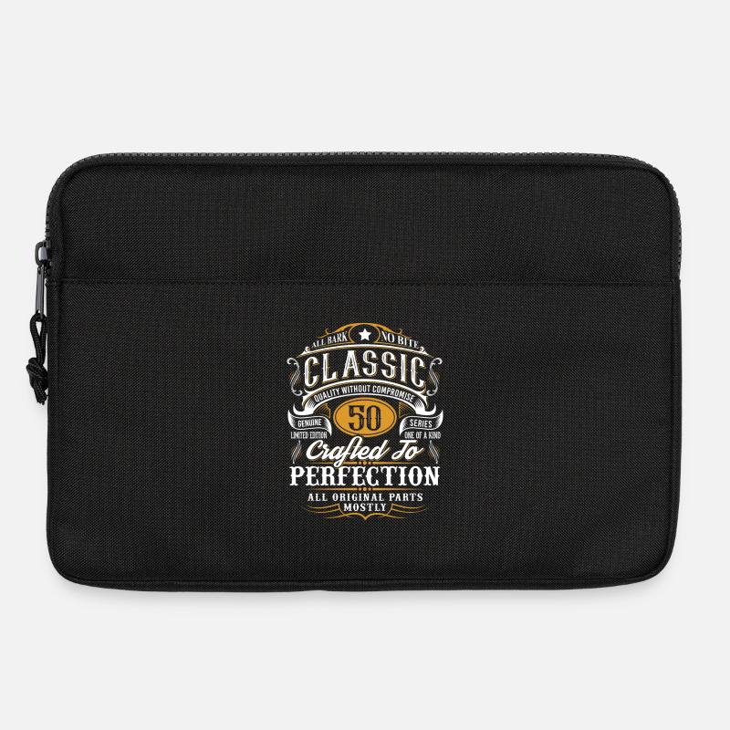 50. Geburtstag - Laptoptasche 13" - Schwarz