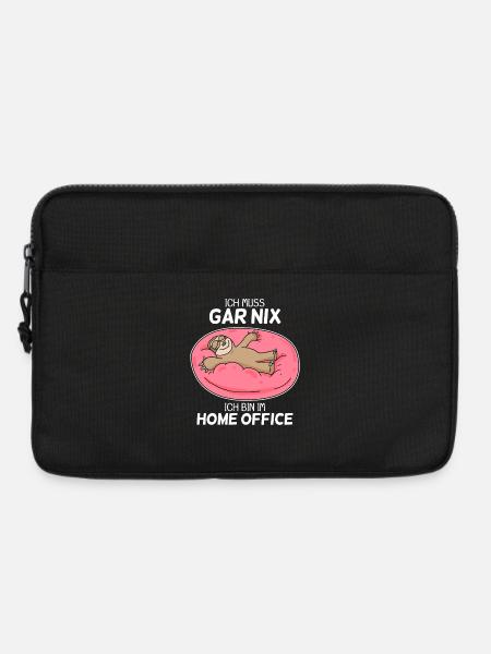 Home Office Spruch - Laptoptasche 13" - Schwarz