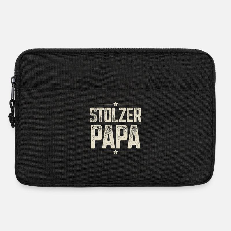 Stolzer Papa - Laptoptasche 13" - Schwarz