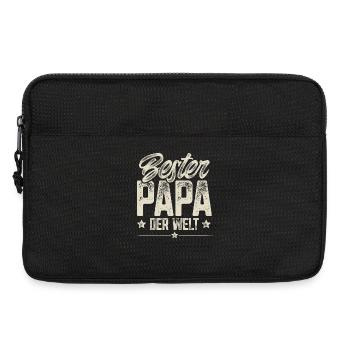 Bester Papa Der Welt Vatertag Vater - Laptoptasche 13" - Schwarz - Vorne