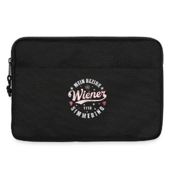 Ein echter Wiener Mein Bezirk 1110 Simmering - Laptoptasche 13" - Schwarz - Vorne