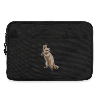 Raquettes de tennis pour ratons laveurs - Sacoche pour ordinateur portable 13 pouces - noir - Devant