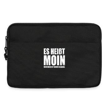 Moin Heißt Es Moin Moin Ist Schon Gesabbel Hamburg - Laptoptasche 13" - Schwarz - Vorne