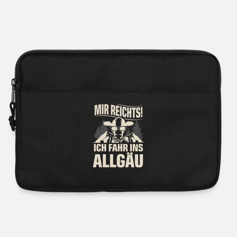 Allgäu - Laptoptasche 13" - Schwarz