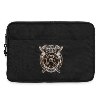 Bouclier Runique Nordique - Sacoche pour ordinateur portable 13 pouces - noir - Devant